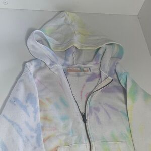 Vintage Havana Tie-Dye Zip Hoodie